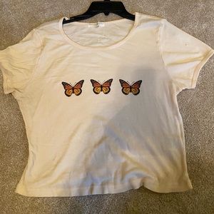 Butterfly tee